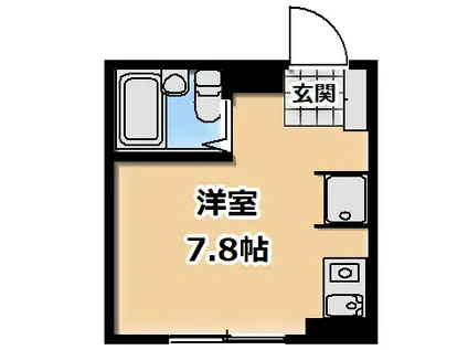 ライフピアモア千束(ワンルーム/2階)の間取り写真