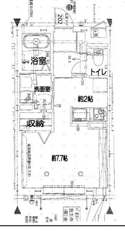 メープルガレ 3階階 間取り