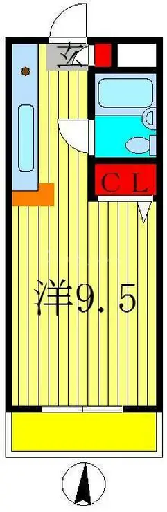 ハイツ松戸II 3階階 間取り