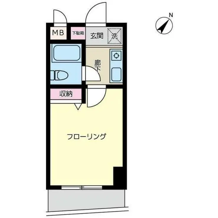 ルミエール山本 2階階 間取り