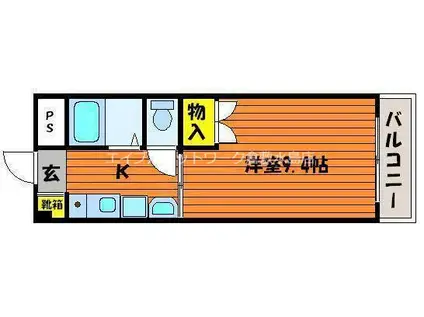 アークプラザ(1K/2階)の間取り写真