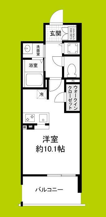 ARTIZA堺(ワンルーム/11階)の間取り写真