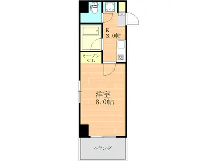 マナーハウス十禅寺(1K/2階)の間取り写真