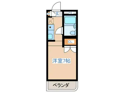 ARK HOUSE ASAGAYA(ワンルーム/2階)の間取り写真