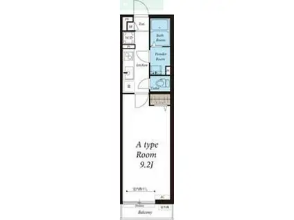 リブリ・YUUKIII(1K/1階)の間取り写真