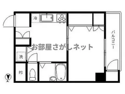 メイゾン南千住学生・社会人にオススメ初期費用分割(1DK/5階)の間取り写真