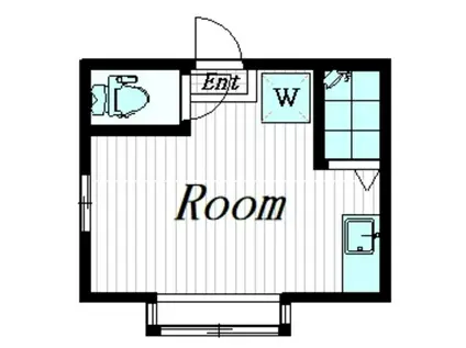 100 アーバンプレイス護国寺B(ワンルーム/1階)の間取り写真