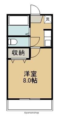 サンテ・サクラ(1K/2階)の間取り写真