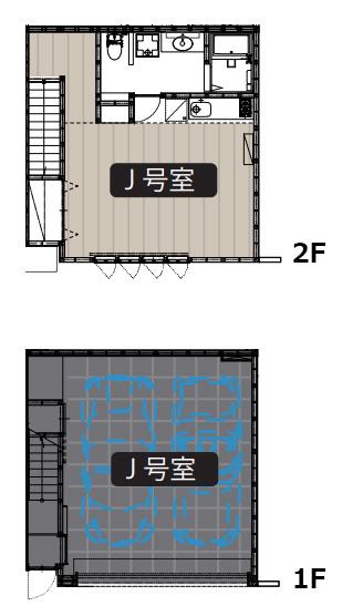 木更津 THE RESORT(ワンルーム/1階)の間取り写真