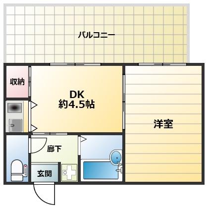 SYOWA EXCEL VIEW KOBE(1DK/5階)の間取り写真