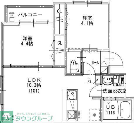 KEIAI RESIDENCE 豊四季II(2LDK/3階)の間取り写真