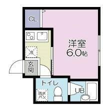 グランシャレー梅島III(1K/3階)の間取り写真