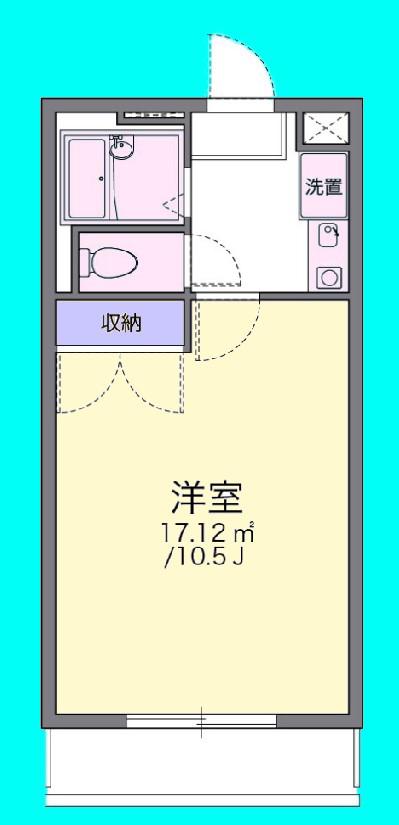 しなの鉄道 信濃国分寺駅 徒歩16分 2階建 築29年(1K/1階)の間取り写真