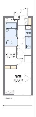 レオパレス大智(1K/3階)の間取り写真