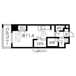 DOLCE VITA 新大阪(ワンルーム/2階)の間取り写真