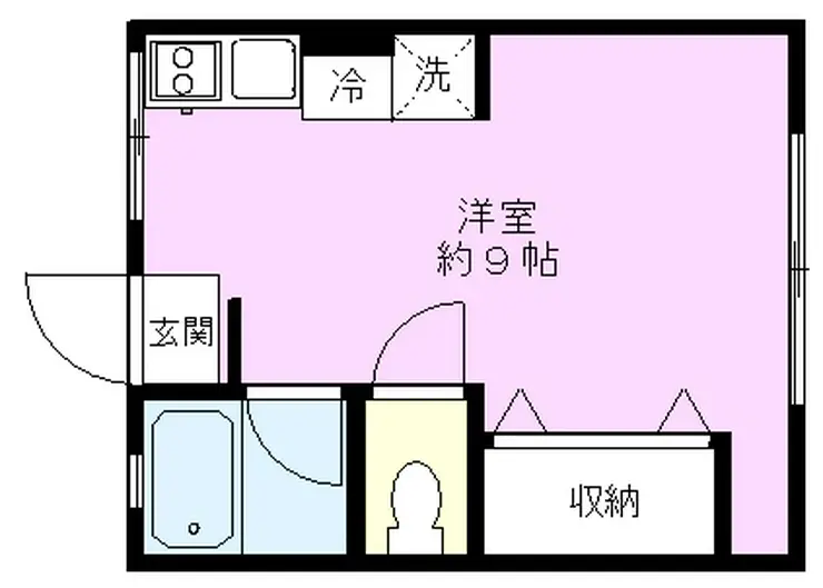 ハイツコウガクA 1階階 間取り
