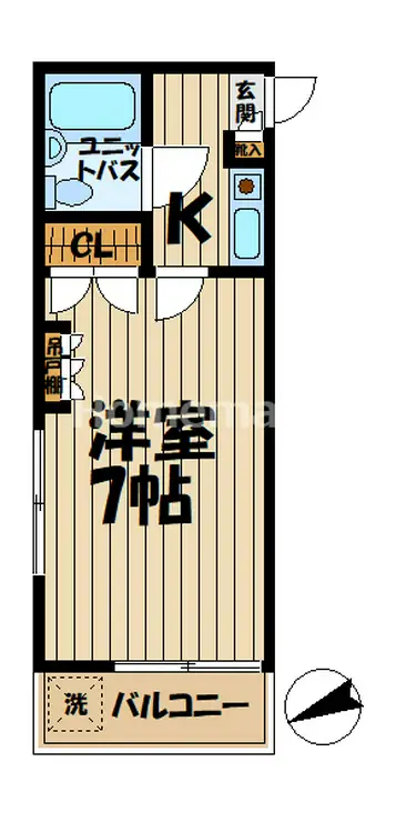 デュークガーデン大船II 1階階 間取り