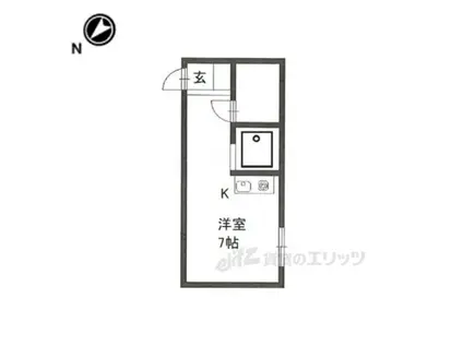 桜木町 アパート(ワンルーム/2階)の間取り写真