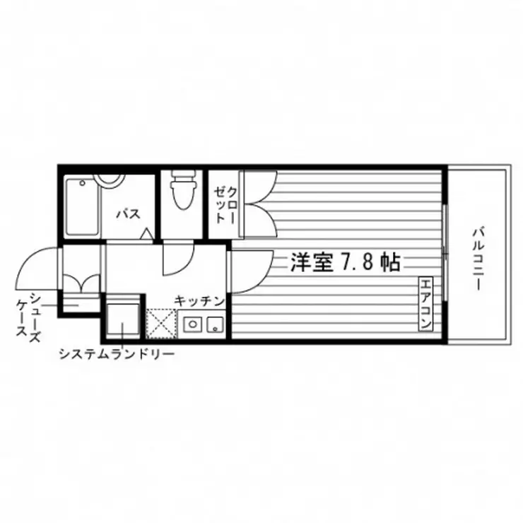 ラフィネ込山 4階階 間取り