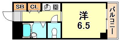 メゾンモンテ(1K/3階)の間取り写真