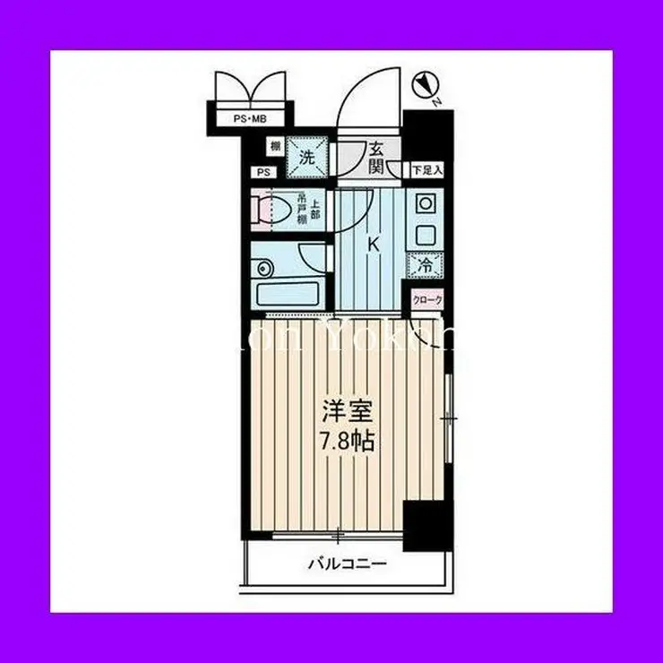 ヴェルステージ関内 5階階 間取り