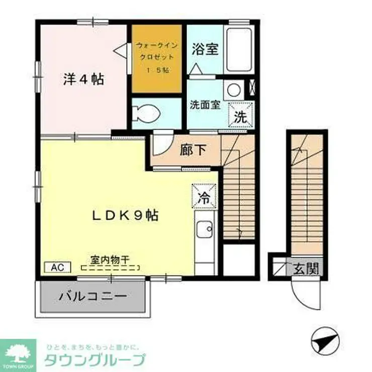ルミエールAB 2階階 間取り