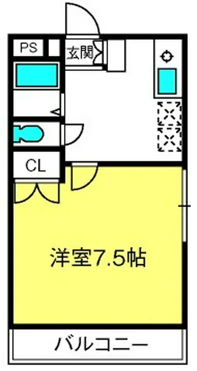 モンホワイエII 1階階 間取り