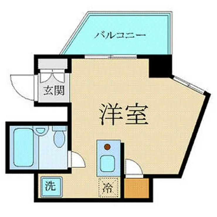 プレール新宿余丁町 4階階 間取り