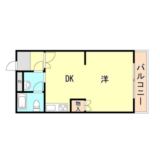 アンヘル(ワンルーム/3階)の間取り写真