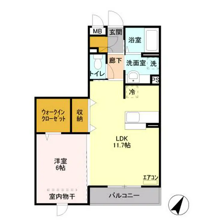 シャルマン 2階階 間取り
