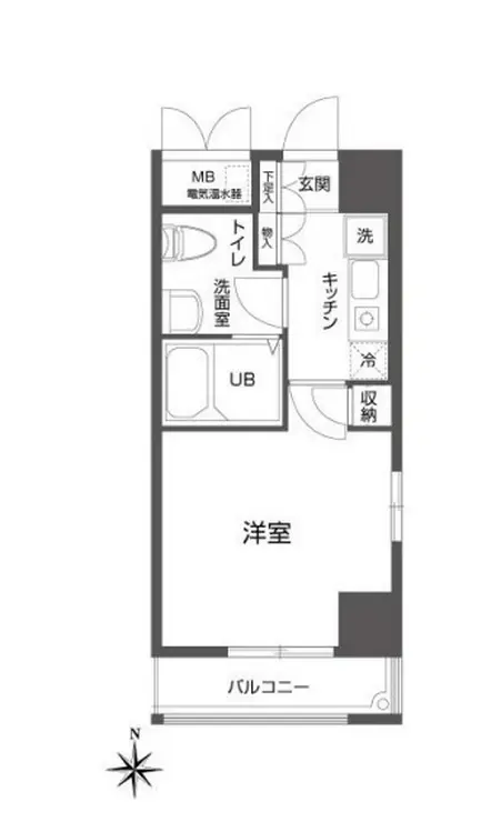 クローバーステイ秋葉原 2階階 間取り