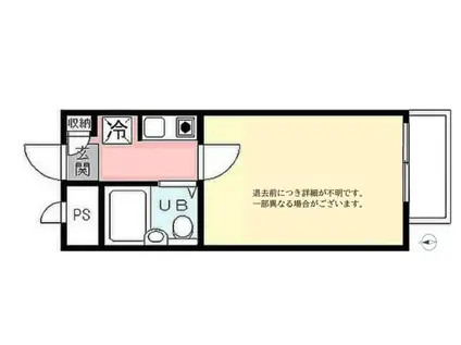 ル・メゾン井荻(1K/1階)の間取り写真