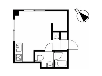 エムキューブ(ワンルーム/5階)の間取り写真