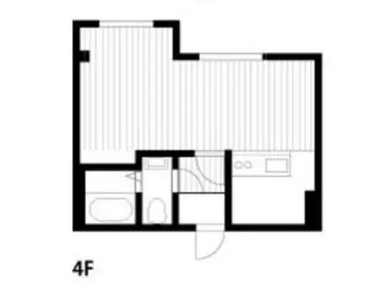 HIDAMARI APARTMENT SHIUN(ワンルーム/4階)の間取り写真