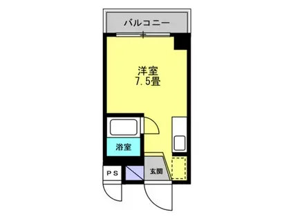 リアライズ新今里I(ワンルーム/1階)の間取り写真