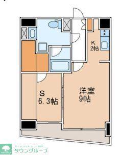 PRIMAL NAKANO(1SK/7階)の間取り写真