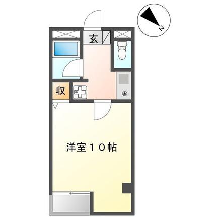 エクセルメゾン高木(1K/5階)の間取り写真