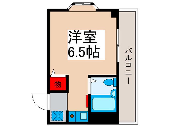 エスパシオV(ワンルーム/3階)の間取り写真