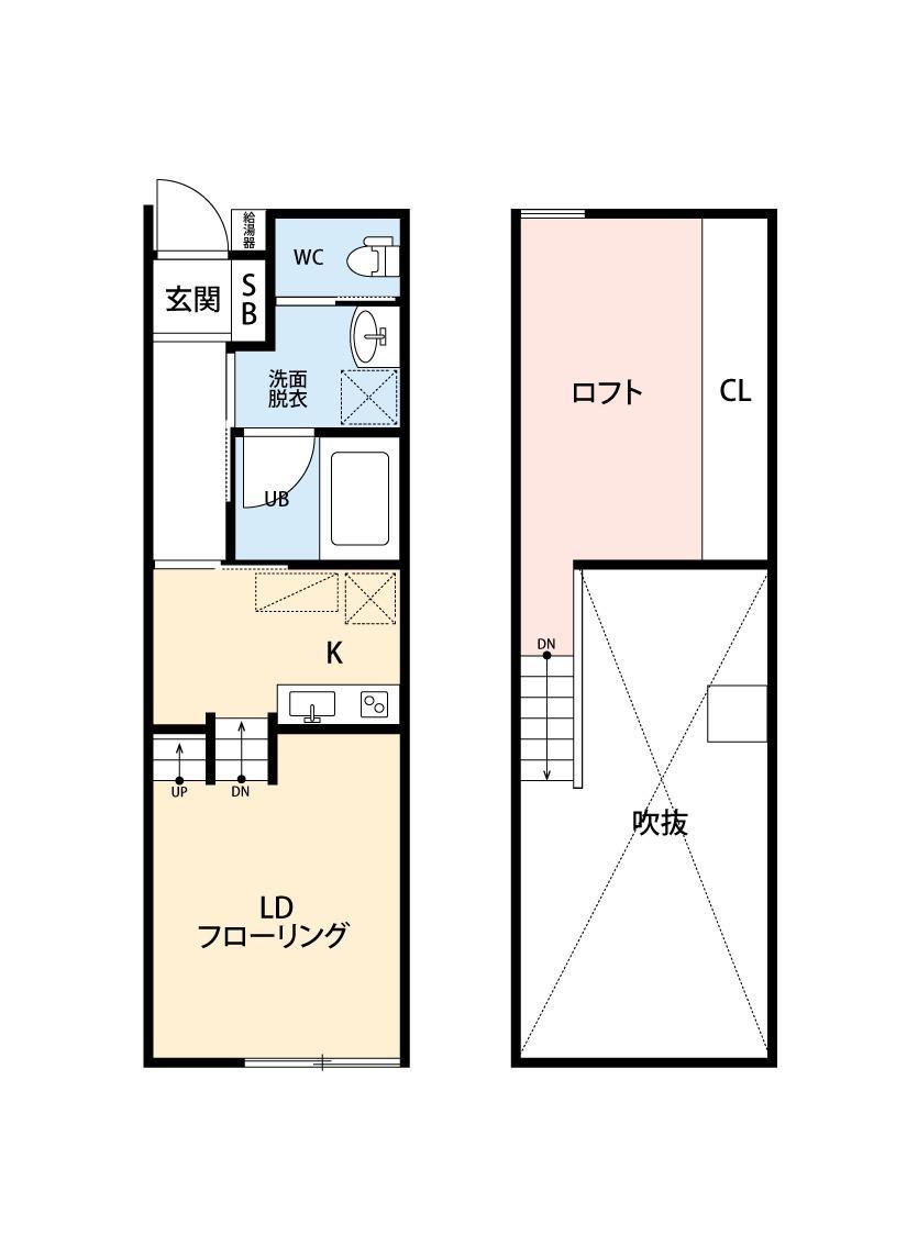 VILLA LUXE(ワンルーム/2階)の間取り写真