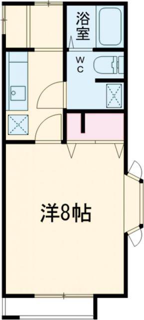 メゾンラヴィサント(1K/3階)の間取り写真