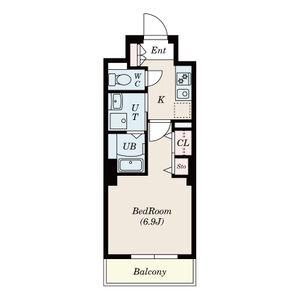 S-RESIDENCE本山(1K/3階)の間取り写真