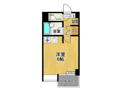 LILY-BE郡山I(ワンルーム/2階)の間取り写真