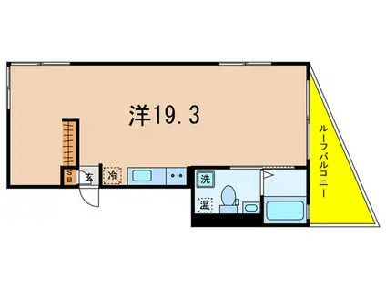MONCLE SAKURA SHINMACHI(ワンルーム/2階)の間取り写真