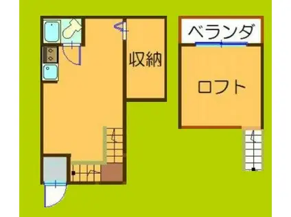 姫松マンション(ワンルーム/1階)の間取り写真