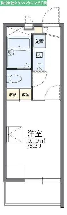 レオパレスグリーンヒルズ 2階階 間取り