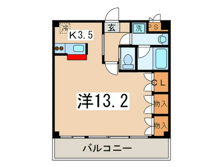 OZ-COURT 3階階 間取り