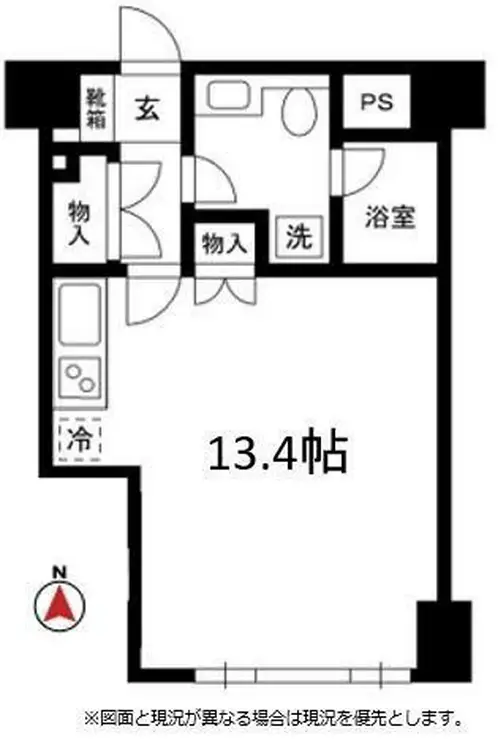 麻布十番ハイツ 4階階 間取り