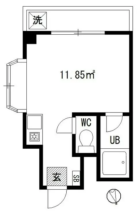 フラームメゾン調布 4階階 間取り