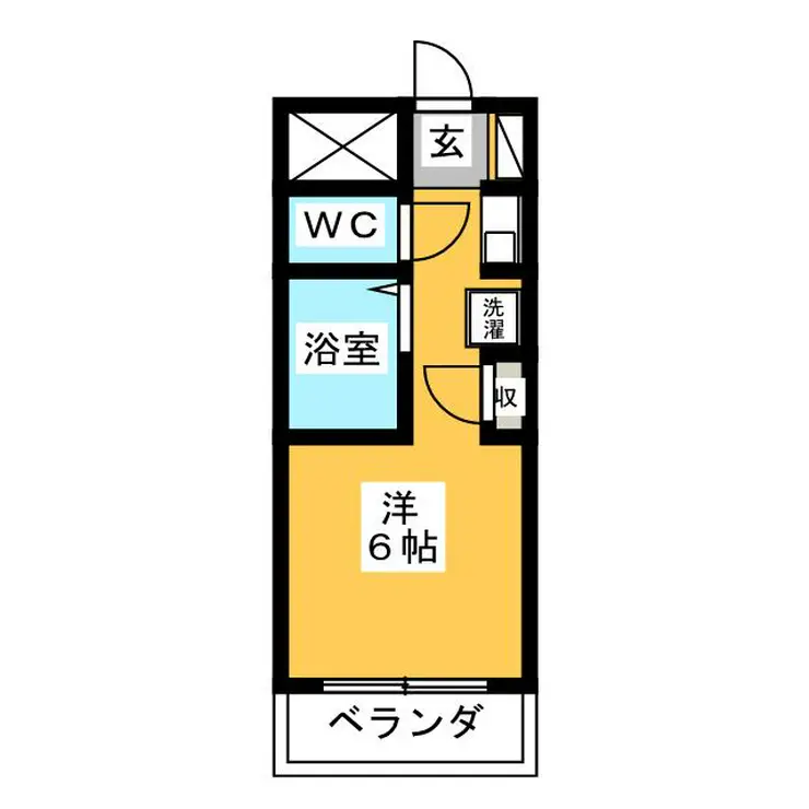 シャルムタナカ 2階階 間取り