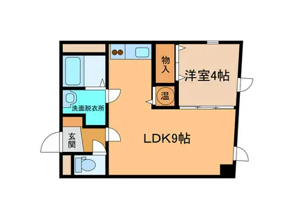 IVYEE(1LDK/2階)の間取り写真